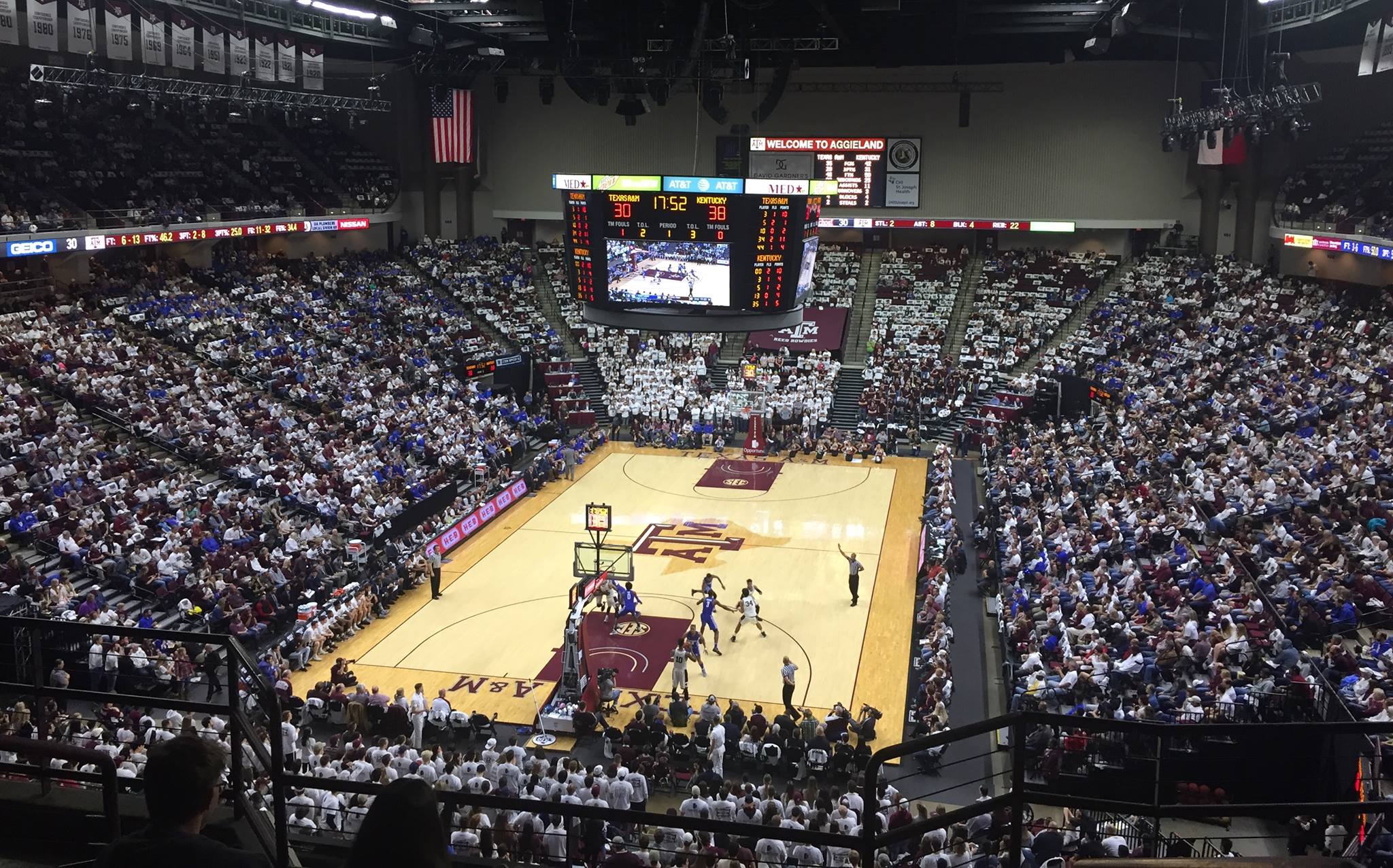 Texas A&M Men's Basketball BCS Calendar