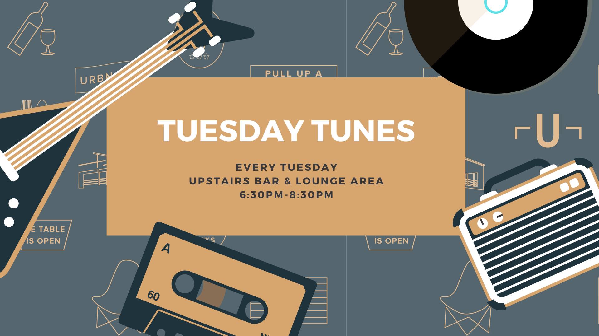 Tuesday Tunes Urban Table BCS Calendar