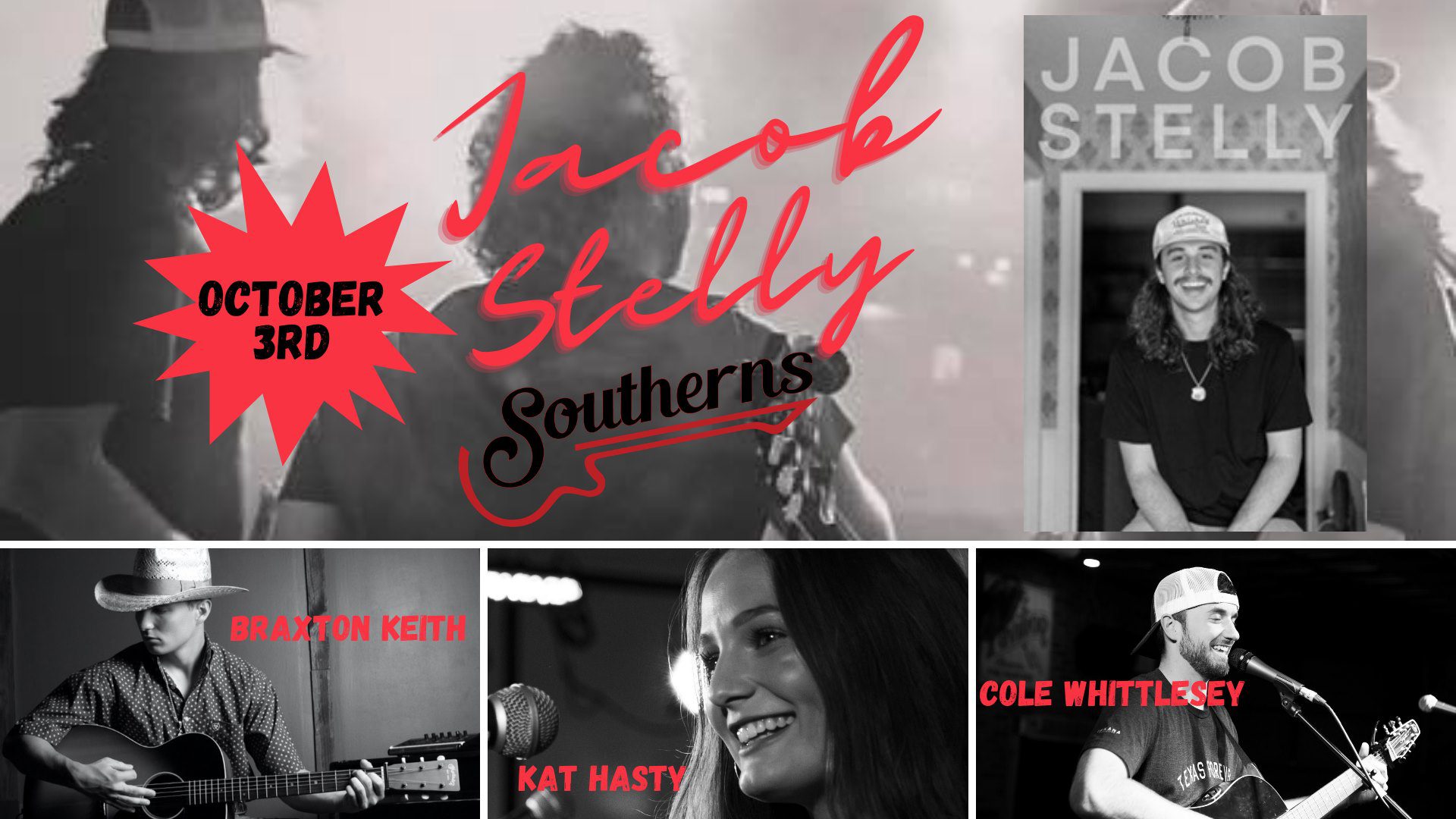 Jacob Stelly & Friends at Southerns - BCS Events