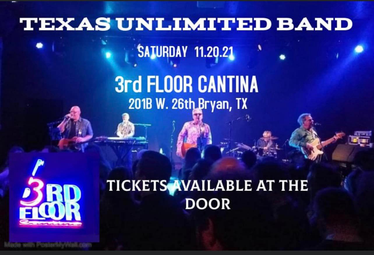 Texas Unlimited Band at 3rd Floor BCS Calendar
